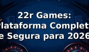 22r Games: Plataforma Completa e Segura para 2026 🎲